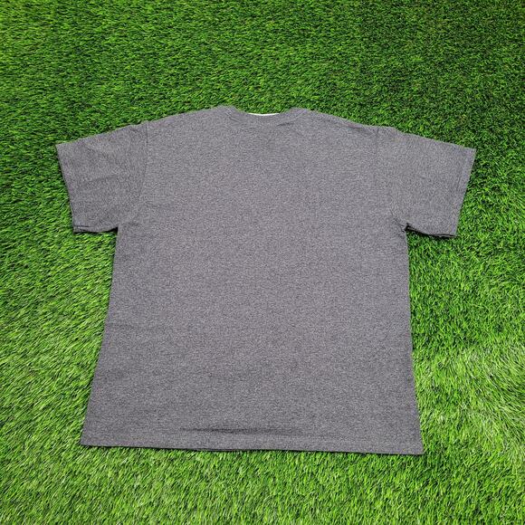 ACDC Shirt Medium 21x24 Boxy Cropped Gray - Picture 4 of 12